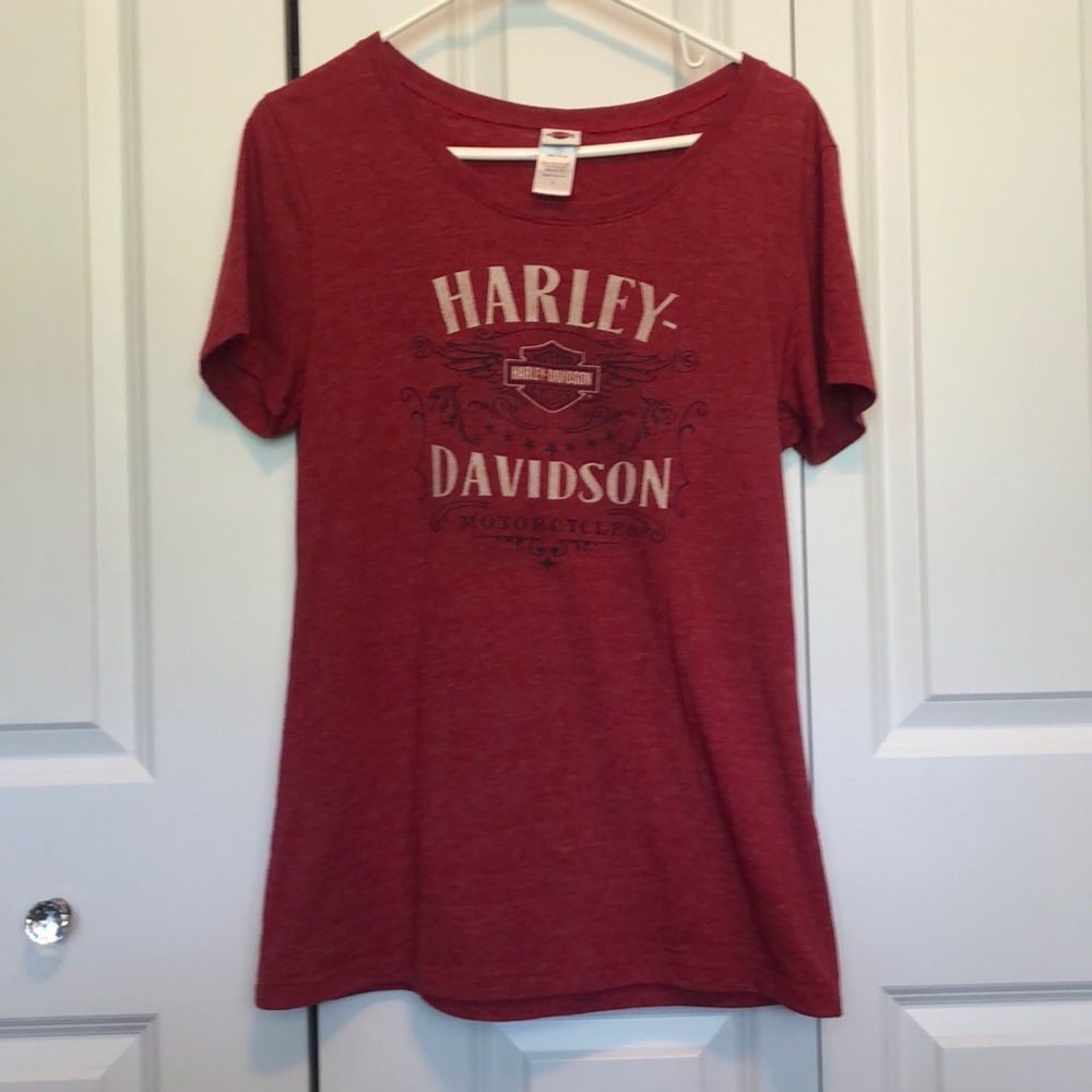 Harley Davidson women’s red T-shirt large